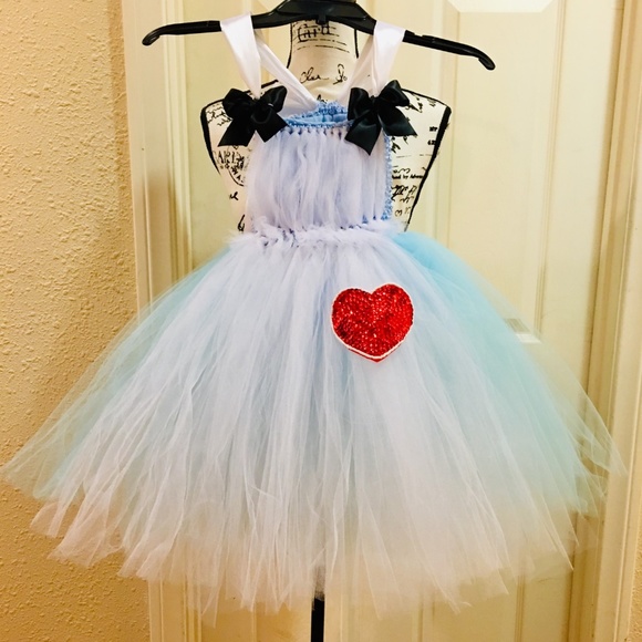 ALICE IN WONDERLAND couture tutu dress/costume - Picture 4 of 8
